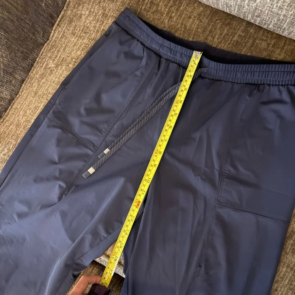 Fabletics Blue Track Pants with Elastic Waistband - Picture 4 of 7